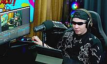 Nymphet Viamms Evaluates Ruan's Cock in Casting and Gives Good Grade