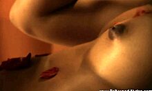 lovely brunette dances gracefully in amateur striptease 😊