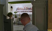 daddy4k teen yogi girl has unforgettable sex with mature father-in-law big dick