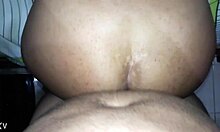 He intensely ate the wife's delicious ass in a homemade anal session, focusing on her amateur curves