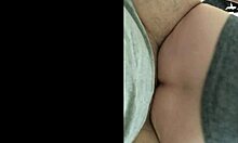 Milf Rides Brown Cock in Homemade Interracial Quickie