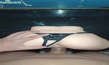 Trailer Candy Usa Una Tanga Negra While Getting Handjob And Creampie In Lingerie