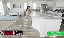 Brainiac Stepbro Helps Vina Sky with Homework, Gets Blowjob, Fucks Her Raw.