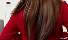 Sweet Asian Teen Nipsy Doll Fucked By Big Dick White Boyfriend After Cheating At Model Job Casting