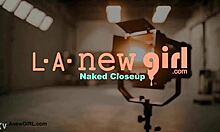 Sexy Teen 18+ Blonde Shows Her Cute Body In Lesbian Massage