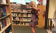 Milf wife TEASES with STRIPTEASE, clothes RIPPED outdoor