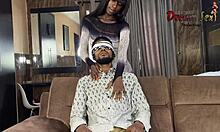 slim baddie with small waist teases and fucks bbc passionately