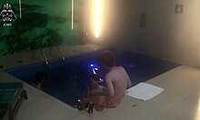 Threesome With Friends In Motel Pool Part 1