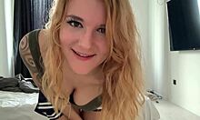 Daddy's girl roleplays squirting with huge toy in chubby amateur scene.