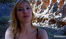 myfirstpublic naive blonde believe its glamour shooting when see big cock