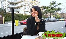 Curvy Colombian Babe Maria Sandoval Meets Big Black Dick First Time!