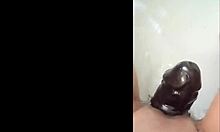 My shaved latina pussy enjoys a nice dildo