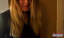 Oh god, Rachel's big tits bounce as she sucks cock and gets banged hard! POV cumshot follows