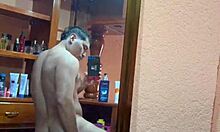 At sugar daddy's request, I go to bathroom to pee!