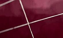 At sugar daddy's request, I go to bathroom to pee!