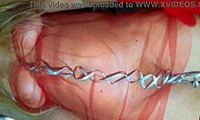 Hey, merry christmas with sexy mature lady's curves, natural tits, big ass, wet hairy pussy!