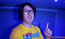 Busty Babe Sucks Cock For First Time