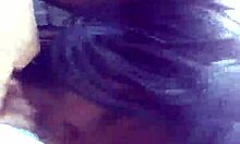 Interracial Couple Engages In Public Bent Over Doggystyle And Blowjob