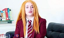 Victoria Greene Gives Instructions In Her Uniform