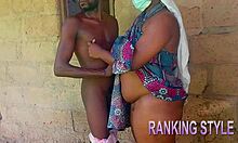 African BBW bends over for intense doggy style pounding with big black cock.