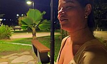 Encontrei gostosa na praça, chamei para ap e acordamos transando