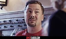 Blonde Latina Babe Enjoys Rough Doggystyle Sex with Stepsister's Boyfriend