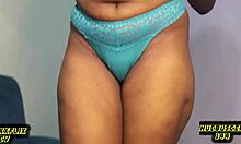 Sexy hot ebony shay strips pants, twerks that chubby ass and shows shaved pussy!