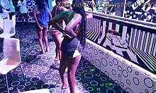 A teen is bound and twerking in this casual video