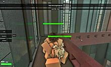 Fucking my stepmom in a mansion on Roblox