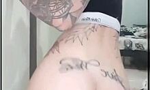 Rachel Miranda Tattooed Brazilian Pornstar Sits On Dildo With Big Tits