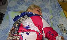 Beautiful Blonde Girlfriend Bent Over Doggy Style