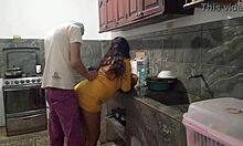 I Remove The Bait From My Stepbrothers Penis In The Kitchen I Gave Him A Luxurious Homemade Blowjob