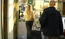 18 Teen 18+ Blonde Romana Gets Horny And Fucks The Cock In Stockings Riding Doggy With Big Cock Gaping.