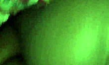 Young ebony teen enjoys monster cock orgasm.