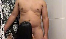 Rica gets fucked in the shower and ends with cum in her mouth.