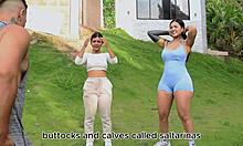 Workout routine ends with tattooed latina dilan clavijo