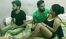 Amazing Indian Threesome Sex with Bhabhi Sister Innocent Boy vs Tamil Girl