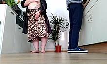 Fucking big ass mother-in-law doggy