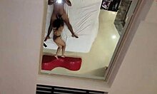 Colombian Coworker Helps With Overtime In Hotel, Reveals Small Tits And Hairless Pussy.