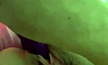 Natasha uses vibrator on cock