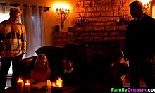 Dark Emo And Best Friend Summon Stepdads For Familyorgasm