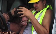 Hitchhiking Teen Fucked Hard