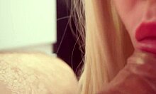 i give asmr close-up blowjob with oral creampie and cumshot