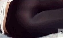 My friend in leggings stayed overnight and let me record our sex