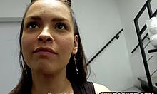 colombian teen cutie sucks huge tourist cock deepthroat gagging pov