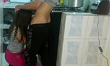 Let her go, my wife gets angry while my friend fucks her