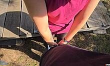 Cum in my pantyhose after rubbing wet pussy