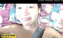 White girl gets fucked by 3 big black cocks - part 1