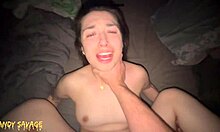 Happy Girl Dominated by Boyfriend's Monster Cock