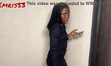 Petite lagos teen twerking passionately for big black cock